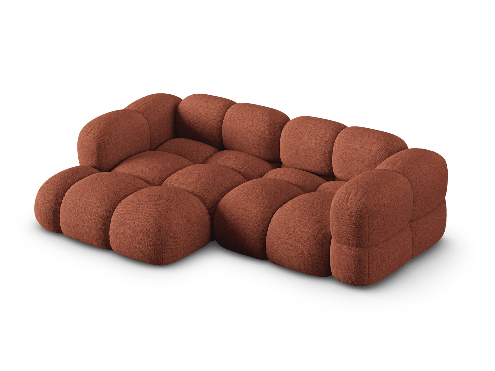 Erleben Sie das Loretto Ecksofa links 3 Sitzer 147cm von Cosmopolitan Design – ein modernes, komfortables Sofa, perfekt für Ihr Zuhause.