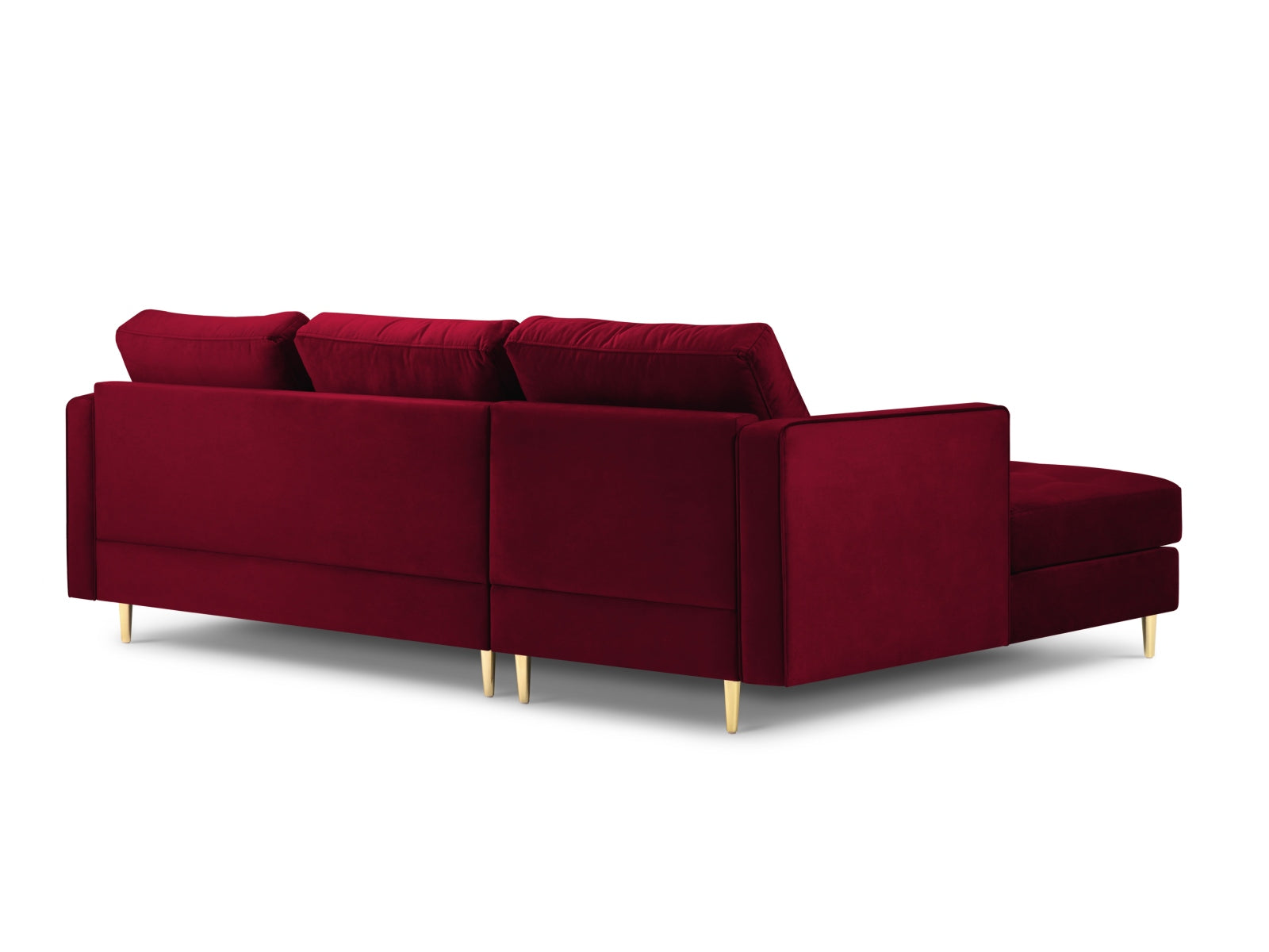4-Sitzer Ecksofa links Aspen in Red-Salvador präsentiert im Onlineshop von KAQTU Design AG. Ecksofa links ist von Cosmopolitan Design