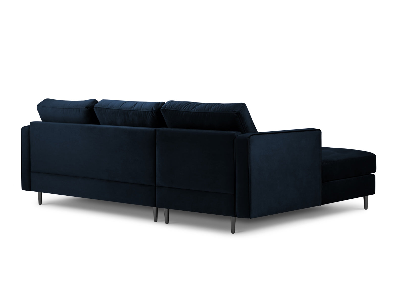 4-Sitzer Ecksofa links Aspen in Royal Blue-Salvador präsentiert im Onlineshop von KAQTU Design AG. Ecksofa links ist von Cosmopolitan Design