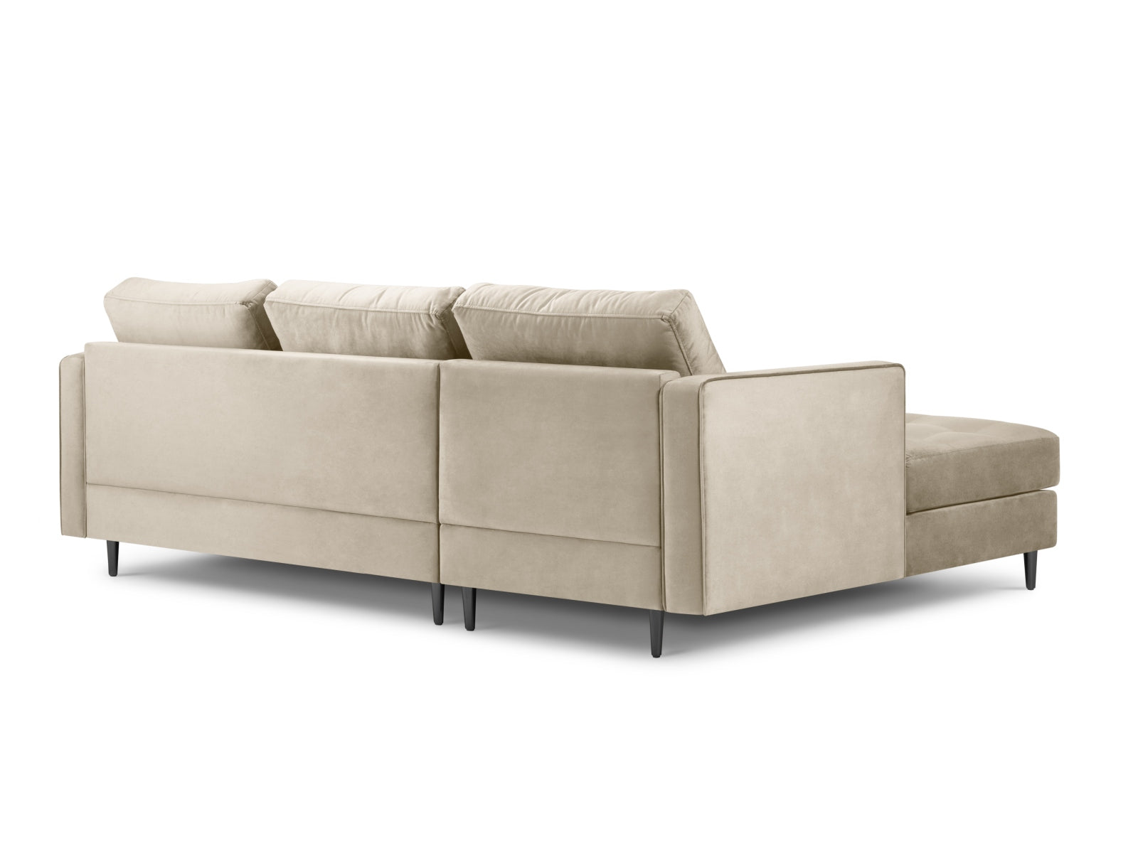 4-Sitzer Ecksofa links Aspen in Dark Beige-Salvador präsentiert im Onlineshop von KAQTU Design AG. Ecksofa links ist von Cosmopolitan Design