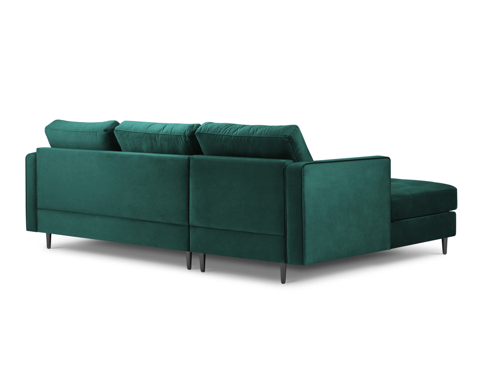4-Sitzer Ecksofa links Aspen in Petrol-Salvador präsentiert im Onlineshop von KAQTU Design AG. Ecksofa links ist von Cosmopolitan Design