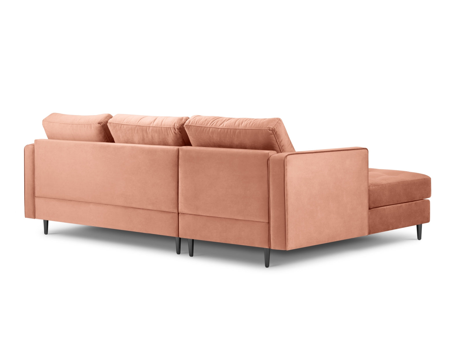 4-Sitzer Ecksofa links Aspen in Pink-Salvador präsentiert im Onlineshop von KAQTU Design AG. Ecksofa links ist von Cosmopolitan Design