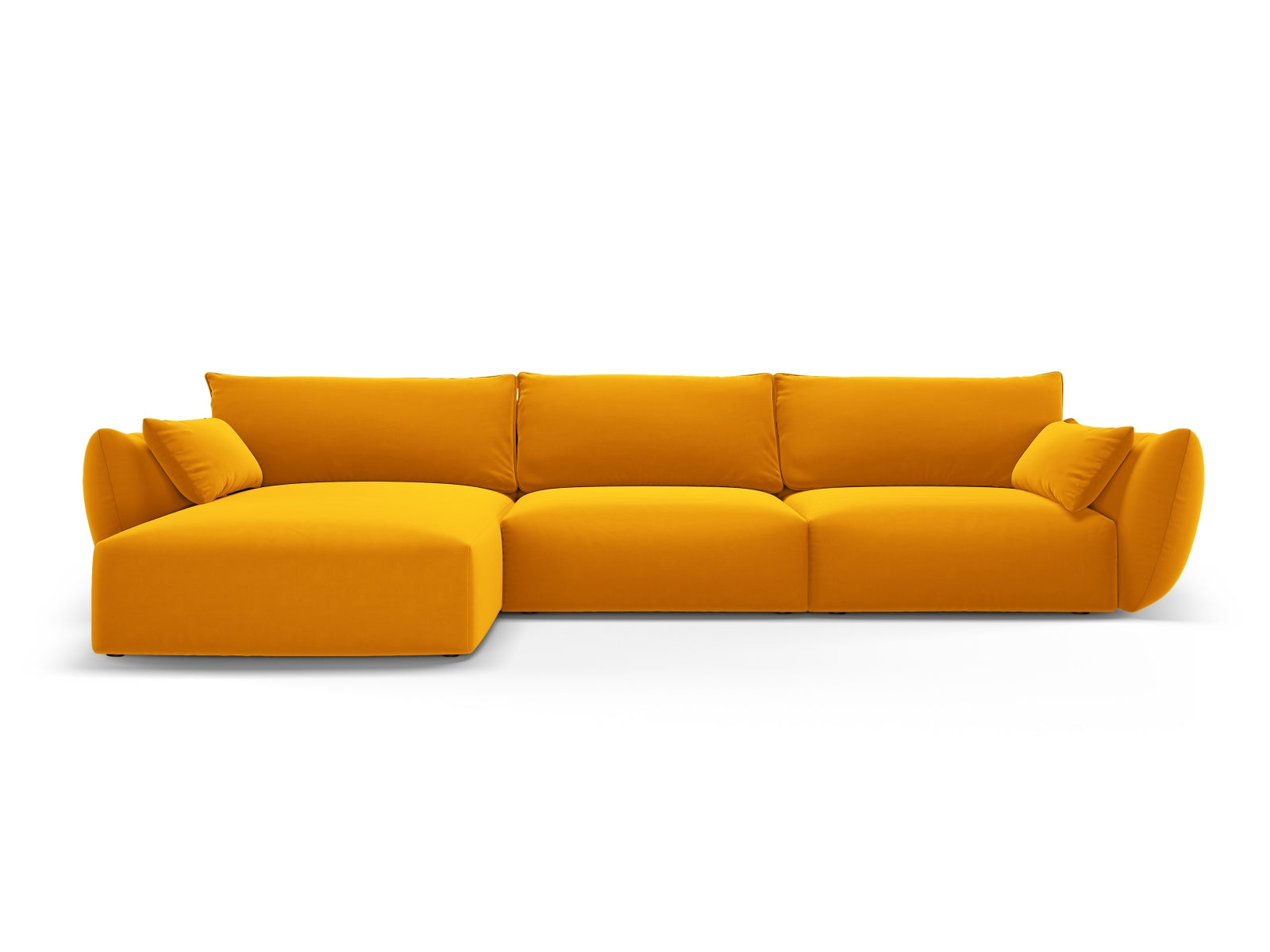 4-Sitzer Ecksofa links Matera in Yellow-Salvador präsentiert im Onlineshop von KAQTU Design AG. Ecksofa links ist von Cosmopolitan Design