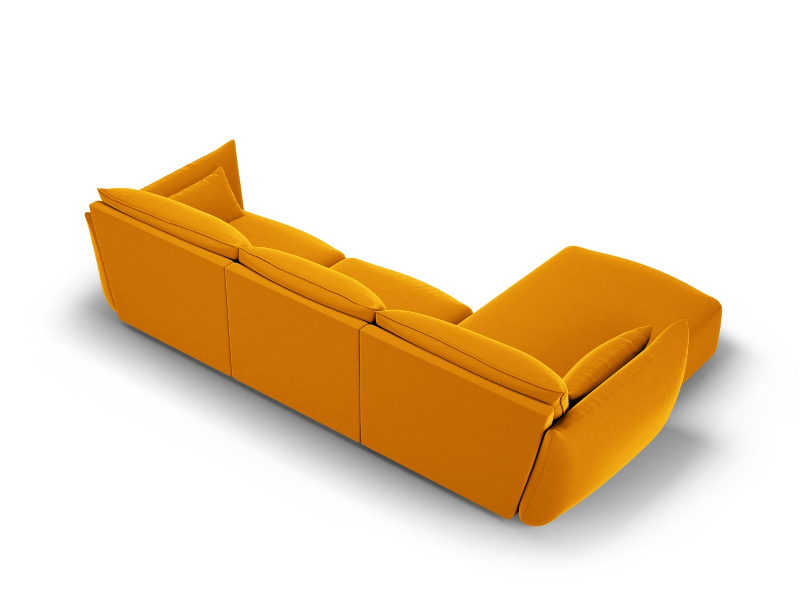 Modernes 4-Sitzer Ecksofa links Matera von Cosmopolitan Design, ideal für gemütliche Stunden und ein stilvolles Ambiente in Ihrem Zuhause.