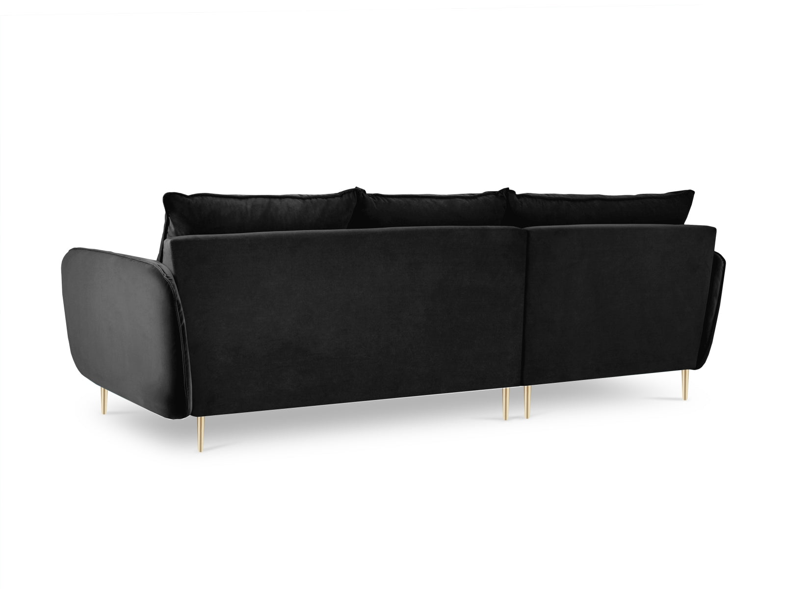 Genießen Sie Stil und Komfort mit dem Vienna Velour Ecksofa links 5 Sitzer 170cm von Cosmopolitan Design – ideal für Ihr modernes Wohnzimmer.