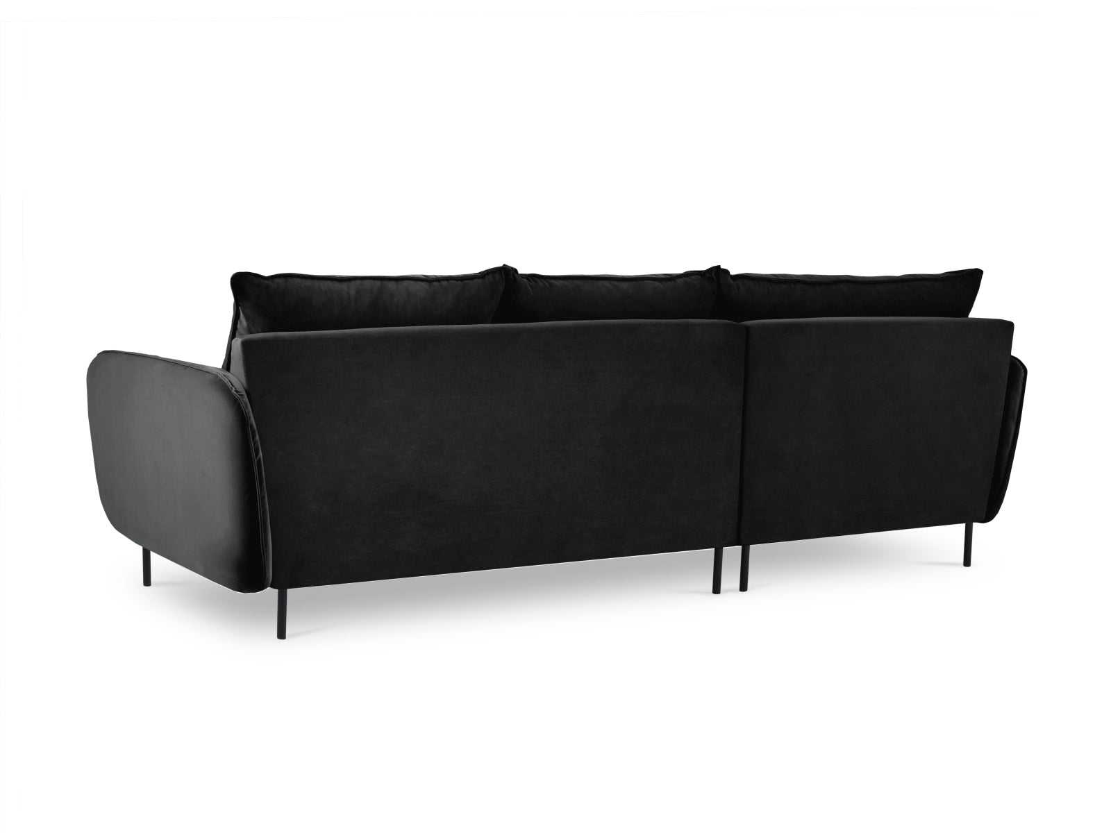 Entdecken Sie das elegante Vienna Velour Ecksofa links 5 Sitzer 170cm von Cosmopolitan Design – der perfekte Komfort für Ihr modernes Wohnzimmer!