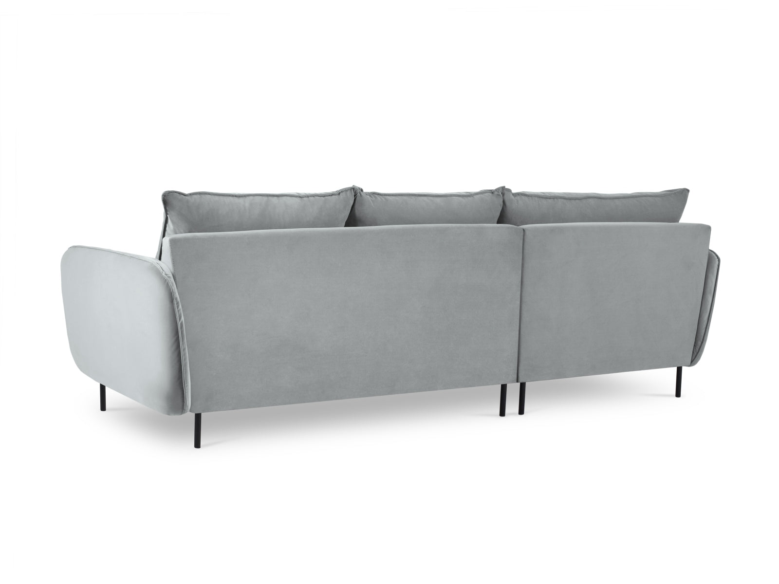 Genießen Sie Stil und Komfort mit dem Vienna Velour Ecksofa links 5 Sitzer 170cm von Cosmopolitan Design – ideal für Ihr modernes Wohnzimmer.