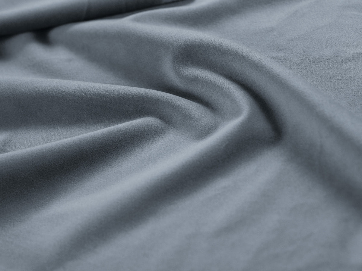 Vienna Velour Ecksofa links 5 Sitzer 170cm in Light Blue/Gold-Bluvel präsentiert im Onlineshop von KAQTU Design AG. Ecksofa links ist von Cosmopolitan Design