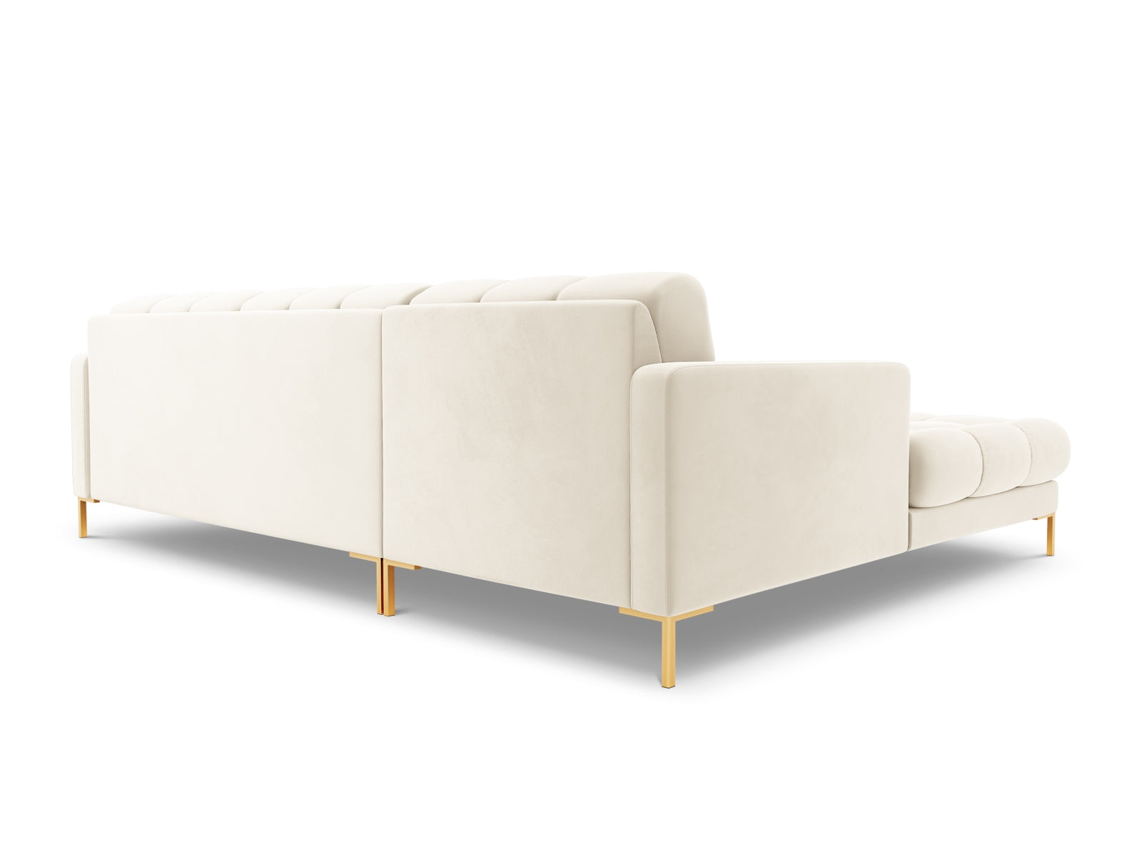 5-Sitzer Ecksofa links Bali in Light Beige-Bluvel präsentiert im Onlineshop von KAQTU Design AG. Ecksofa links ist von Cosmopolitan Design