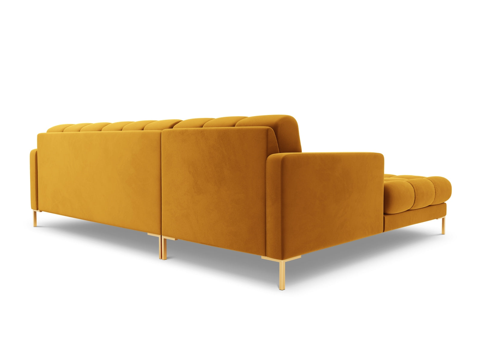 5-Sitzer Ecksofa links Bali in Yellow-Bluvel präsentiert im Onlineshop von KAQTU Design AG. Ecksofa links ist von Cosmopolitan Design