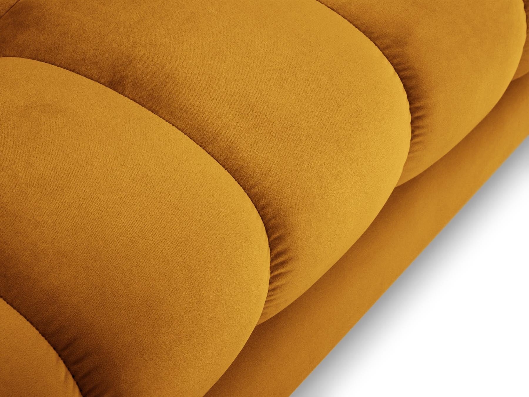 5-Sitzer Ecksofa links Bali in Yellow-Bluvel präsentiert im Onlineshop von KAQTU Design AG. Ecksofa links ist von Cosmopolitan Design