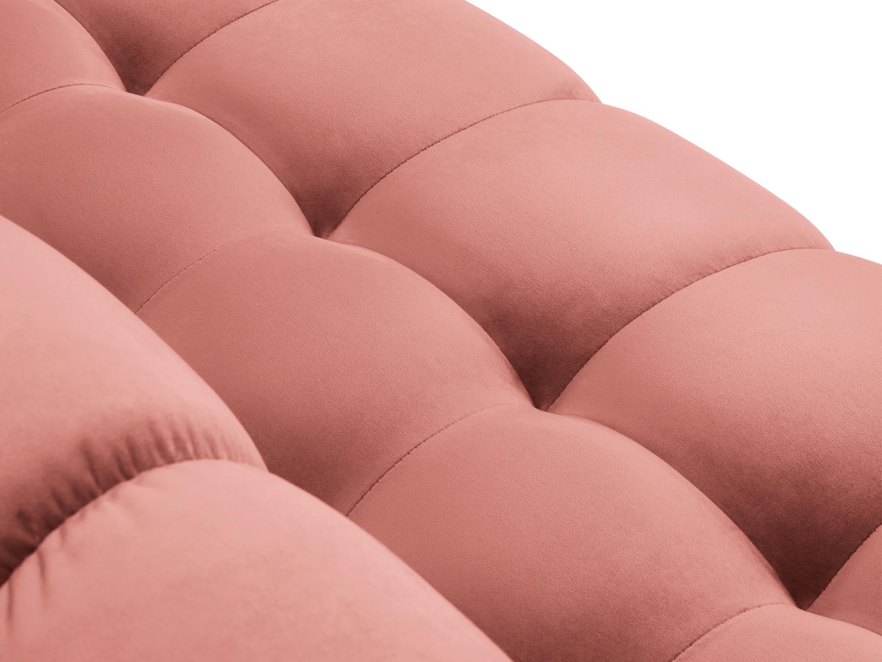 5-Sitzer Ecksofa links Bali in Pink-Bluvel präsentiert im Onlineshop von KAQTU Design AG. Ecksofa links ist von Cosmopolitan Design