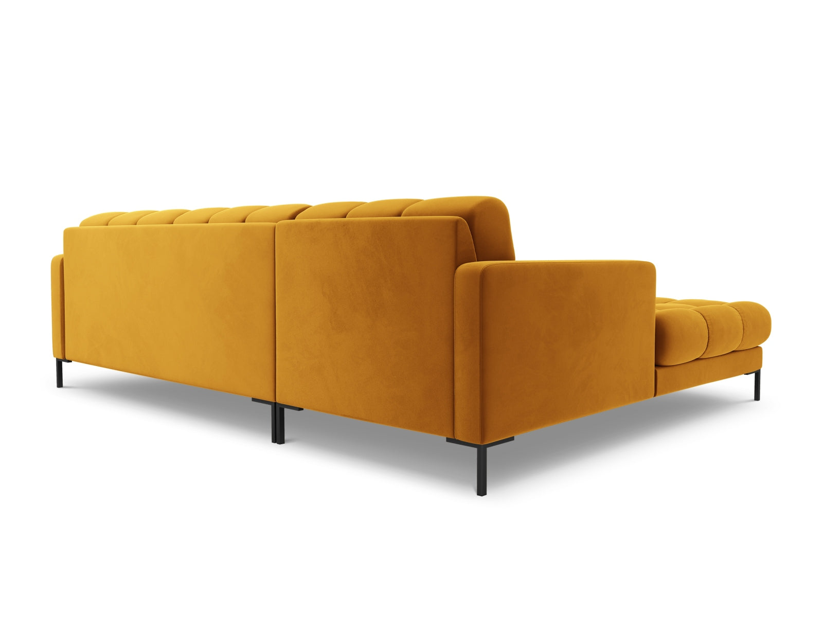 5-Sitzer Ecksofa links Bali in Yellow-Bluvel präsentiert im Onlineshop von KAQTU Design AG. Ecksofa links ist von Cosmopolitan Design
