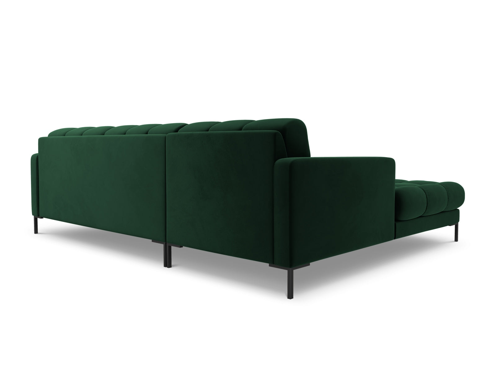 5-Sitzer Ecksofa links Bali in Bottle Green-Bluvel präsentiert im Onlineshop von KAQTU Design AG. Ecksofa links ist von Cosmopolitan Design