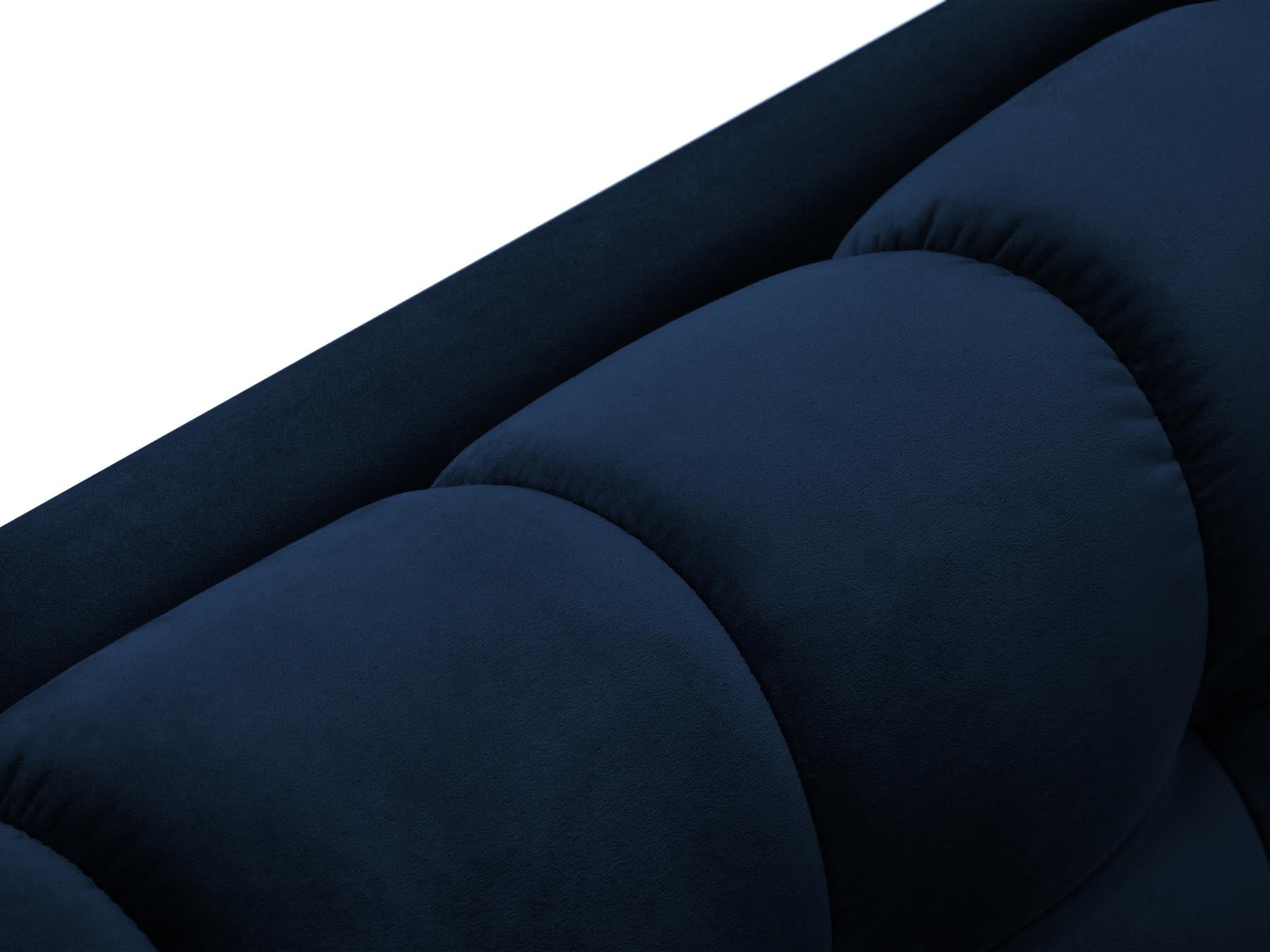 5-Sitzer Ecksofa links Bali in Royal Blue-Bluvel präsentiert im Onlineshop von KAQTU Design AG. Ecksofa links ist von Cosmopolitan Design
