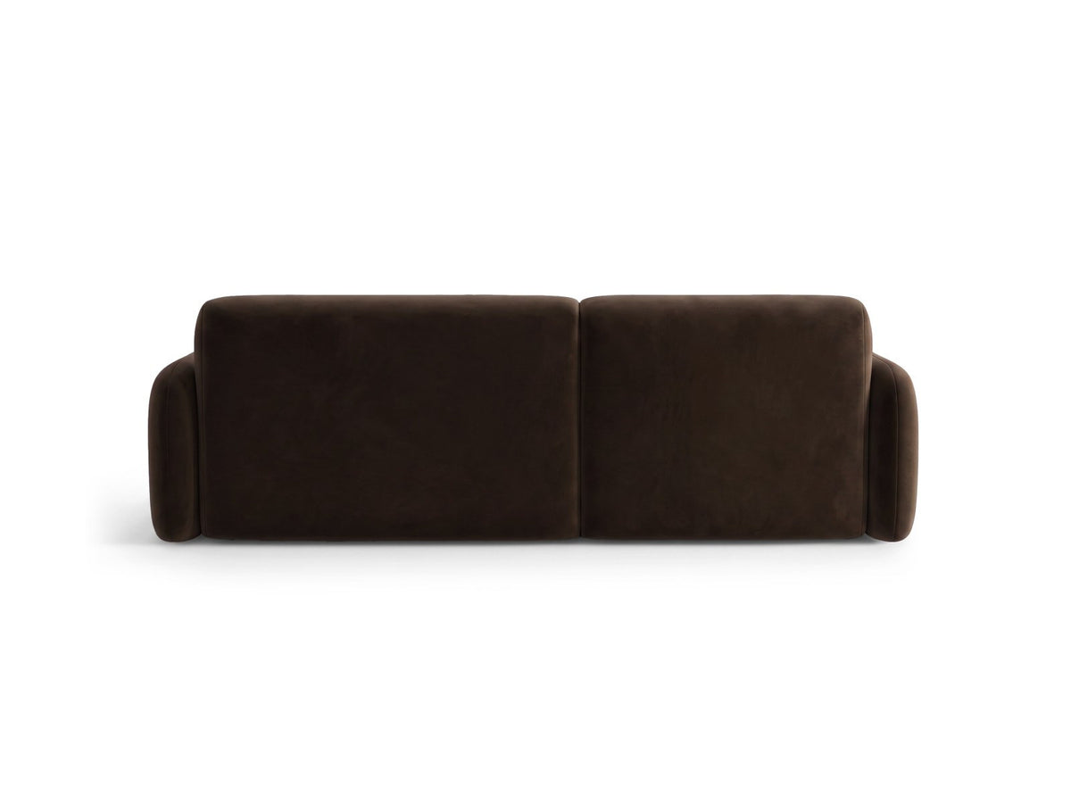 Ecksofa links Malmo von Cosmopolitan Design mit Bluvel-Bezug und flachen schwarzen Beinen