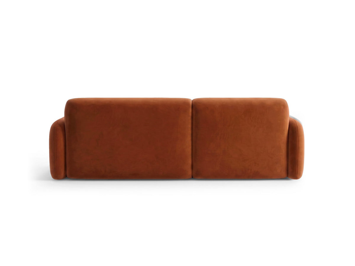 Ecksofa links Malmo von Cosmopolitan Design mit Bluvel-Bezug und flachen schwarzen Beinen