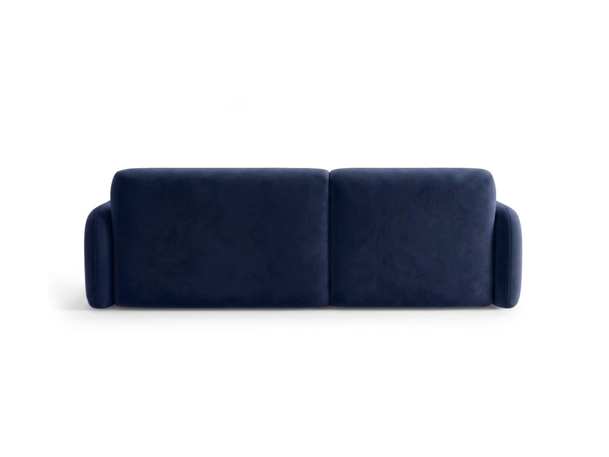 Ecksofa links Malmo von Cosmopolitan Design mit Bluvel-Bezug und flachen schwarzen Beinen