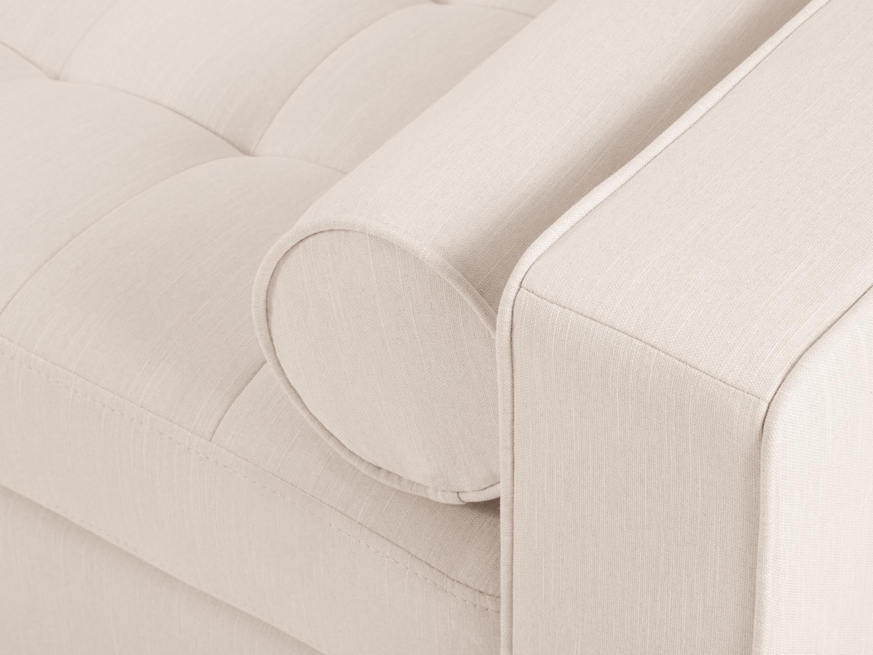 4-Sitzer Ecksofa links Aspen in Light Beige-Melva präsentiert im Onlineshop von KAQTU Design AG. Ecksofa links ist von Cosmopolitan Design