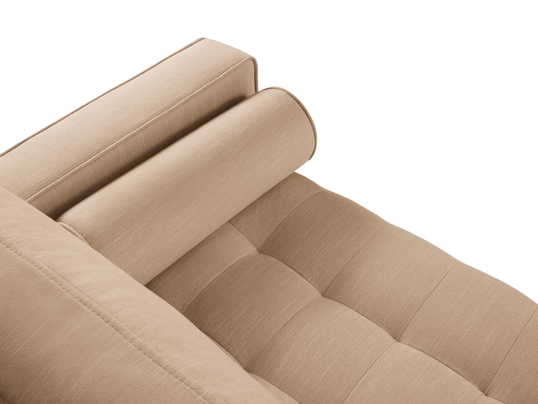 4-Sitzer Ecksofa links Aspen in Beige-Melva präsentiert im Onlineshop von KAQTU Design AG. Ecksofa links ist von Cosmopolitan Design