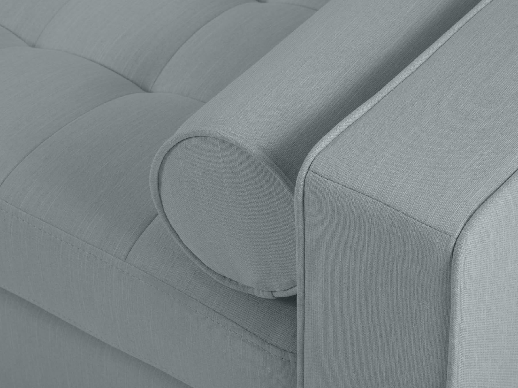 4-Sitzer Ecksofa links Aspen in Blue-Melva präsentiert im Onlineshop von KAQTU Design AG. Ecksofa links ist von Cosmopolitan Design