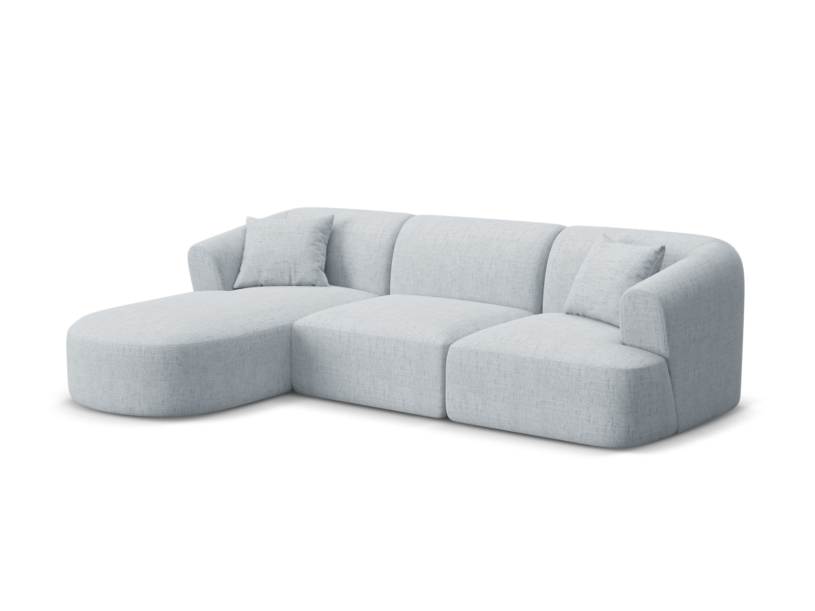 Entdecken Sie das stilvolle Campi Modulares Ecksofa links 4 Sitzer von Cosmopolitan Design – perfekt für Ihr modernes Wohnzimmer, flexibel und bequem.