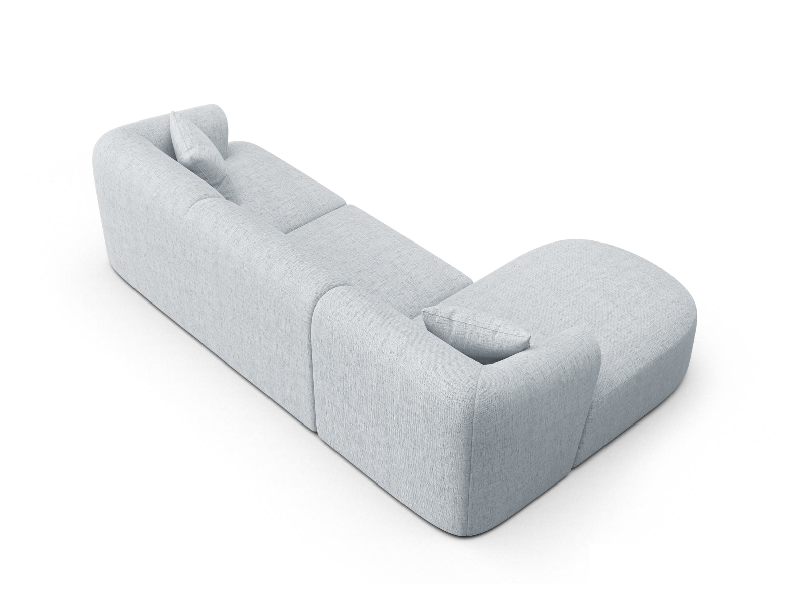 Entdecken Sie das stilvolle Campi Modulares Ecksofa links 4 Sitzer von Cosmopolitan Design – perfekt für Ihr modernes Wohnzimmer, flexibel und bequem.