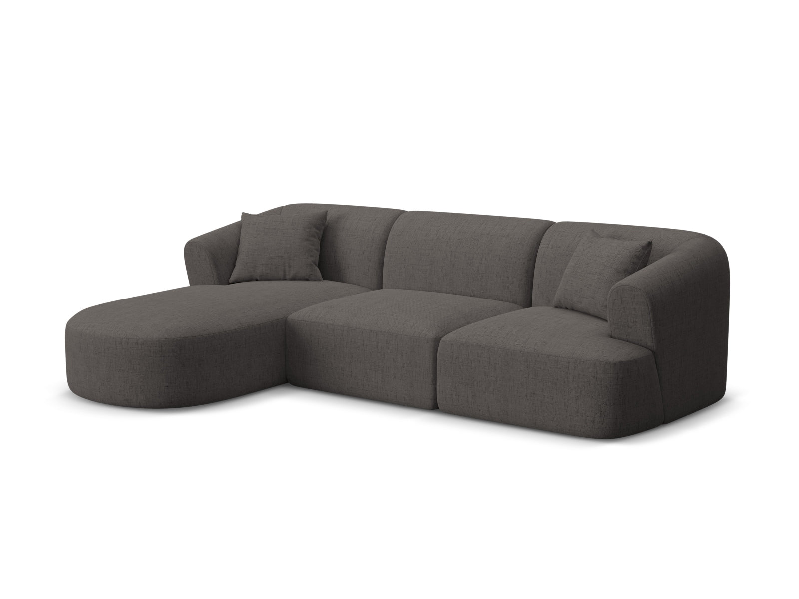 Erleben Sie das elegante Campi Modulares Ecksofa links 4 Sitzer von Cosmopolitan Design – ideal für Ihr modernes Zuhause, vielseitig und komfortabel.