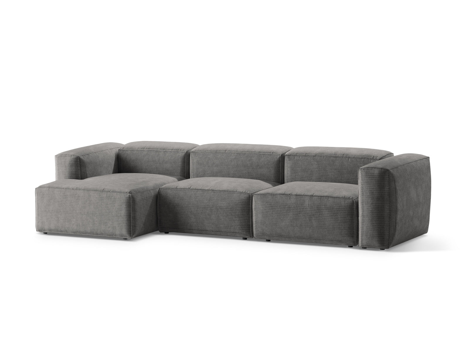 Erleben Sie das stilvolle Bergamo Modulare Ecksofa links 4 Sitzer von Cosmopolitan Design – ideal für Ihr modernes Wohnzimmer und entspannte Abende!
