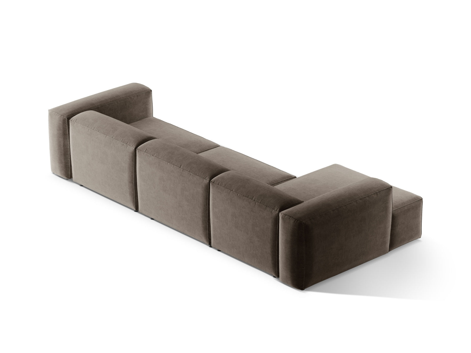 Entdecken Sie das elegante Bergamo Modulare Ecksofa links 4 Sitzer von Cosmopolitan Design – perfekt für Ihr modernes Zuhause und gemütliche Stunden!