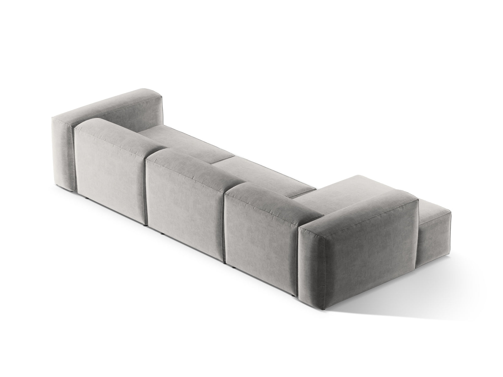 Entdecken Sie das elegante Bergamo Modulare Ecksofa links 4 Sitzer von Cosmopolitan Design – perfekt für Ihr modernes Zuhause und gemütliche Stunden!