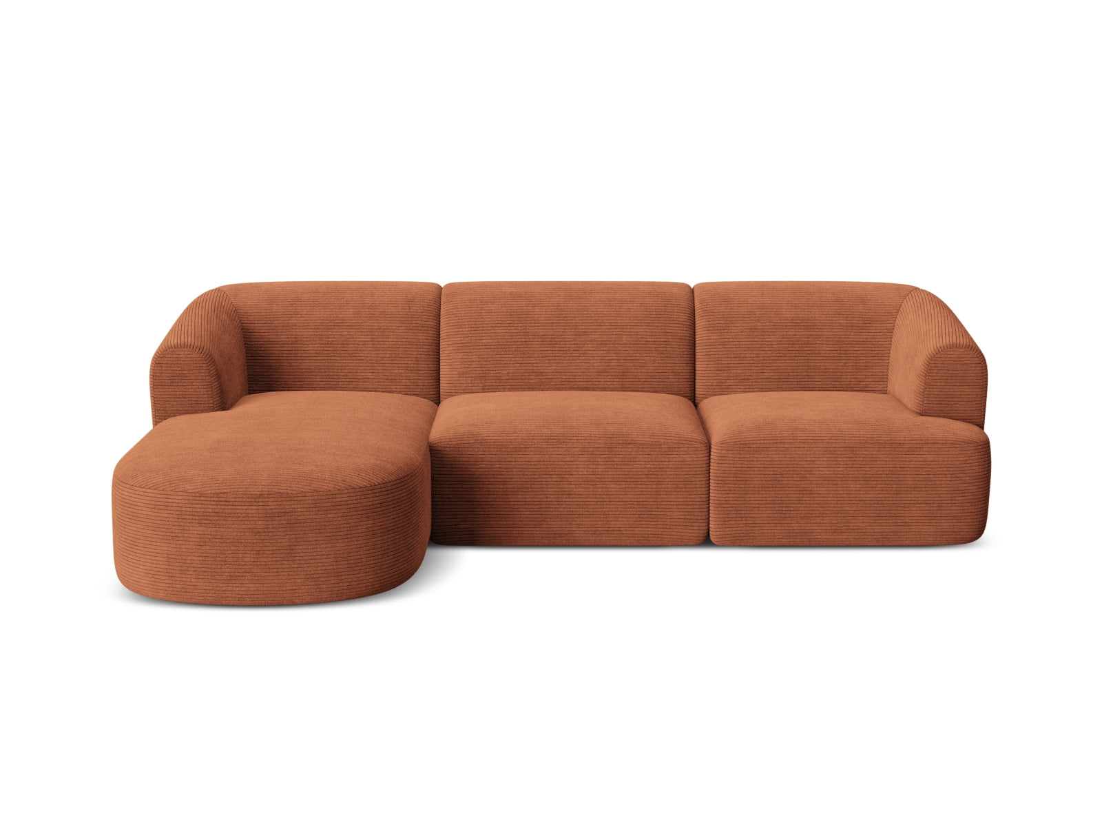 Entdecken Sie das stilvolle Campi Modulares Ecksofa links 4 Sitzer von Cosmopolitan Design – perfekt für Ihr modernes Wohnzimmer, flexibel und bequem.