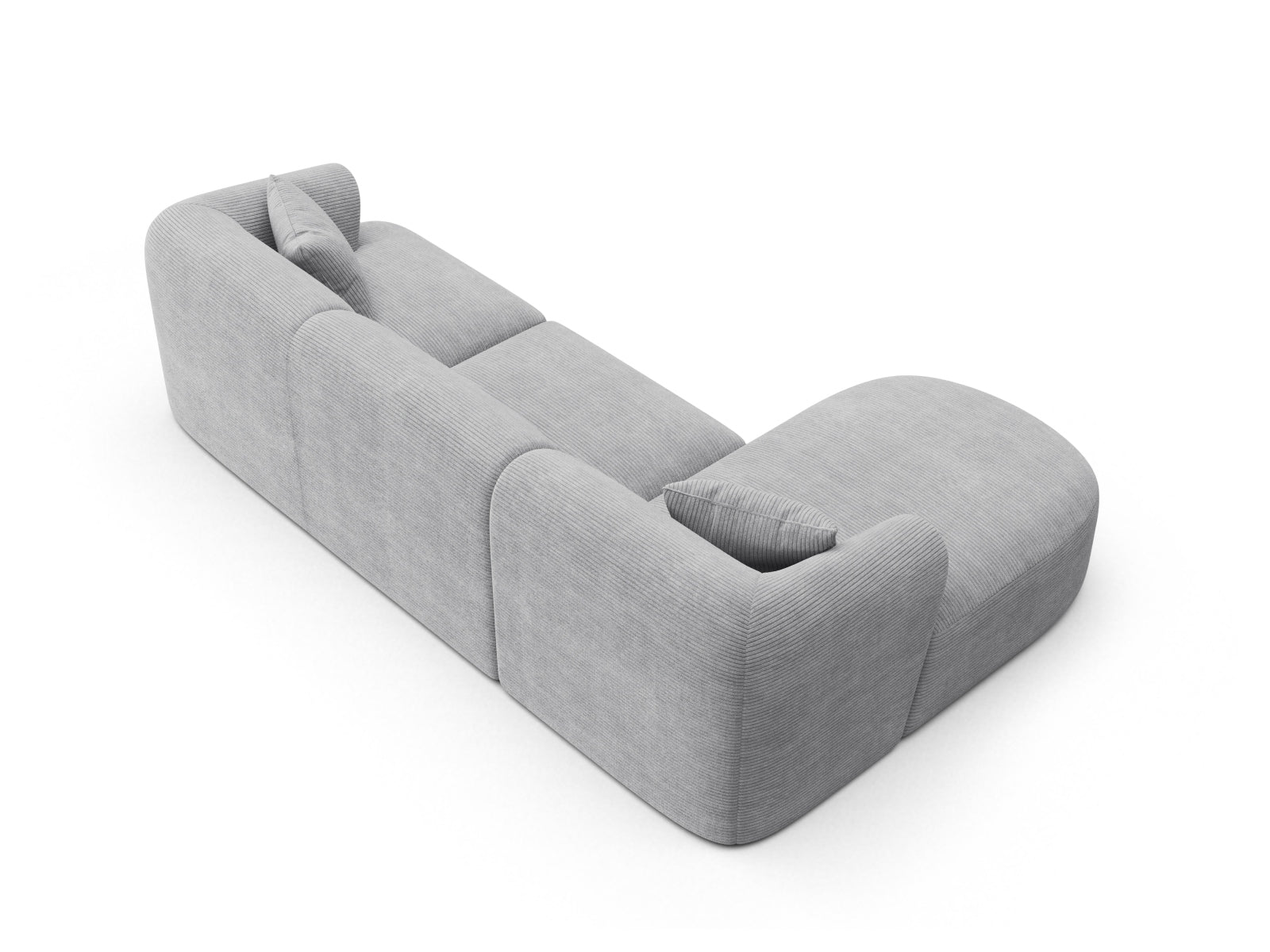 Entdecken Sie das stilvolle Campi Modulares Ecksofa links 4 Sitzer von Cosmopolitan Design – perfekt für Ihr modernes Wohnzimmer, flexibel und bequem.
