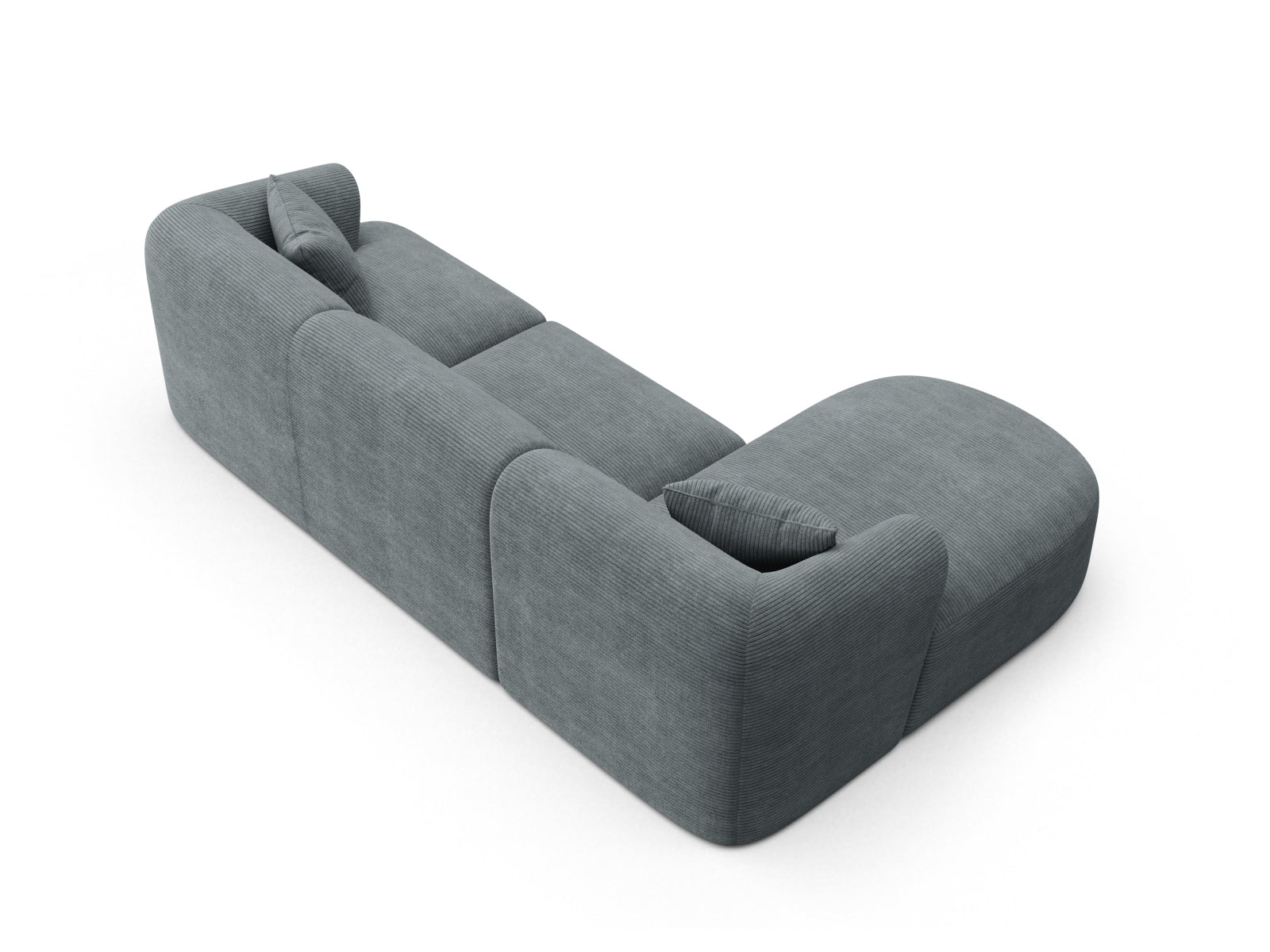 Erleben Sie das elegante Campi Modulares Ecksofa links 4 Sitzer von Cosmopolitan Design – ideal für Ihr modernes Zuhause, vielseitig und komfortabel.