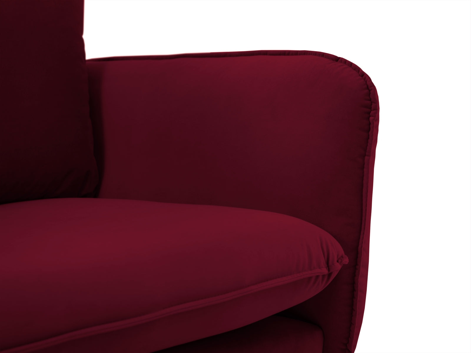 Entdecken Sie das stilvolle Vienna Velour Ecksofa links für 6 Personen. Elegantes Design, langlebiger Velourstoff und maximaler Komfort für Ihr Wohnzimmer!