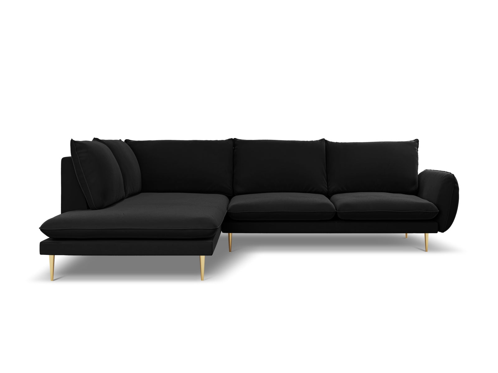 Entdecken Sie das elegante Vienna Velour Ecksofa links für 6 Personen. Stilvoll, komfortabel und ideal für Ihr Wohnzimmer – jetzt bei KAQTU erhältlich!