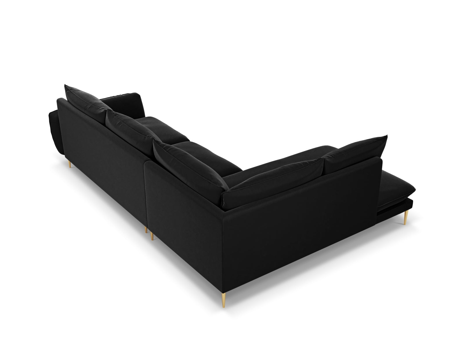 Erleben Sie das Vienna Velour Ecksofa links für 6 Personen. Hochwertiger Velourstoff, modernes Design und optimaler Komfort für Ihr Zuhause!
