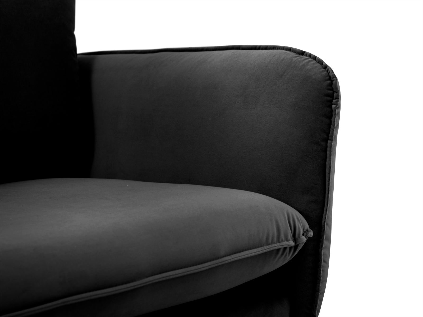 Entdecken Sie das stilvolle Vienna Velour Ecksofa links für 6 Personen. Elegantes Design, langlebiger Velourstoff und maximaler Komfort für Ihr Wohnzimmer!