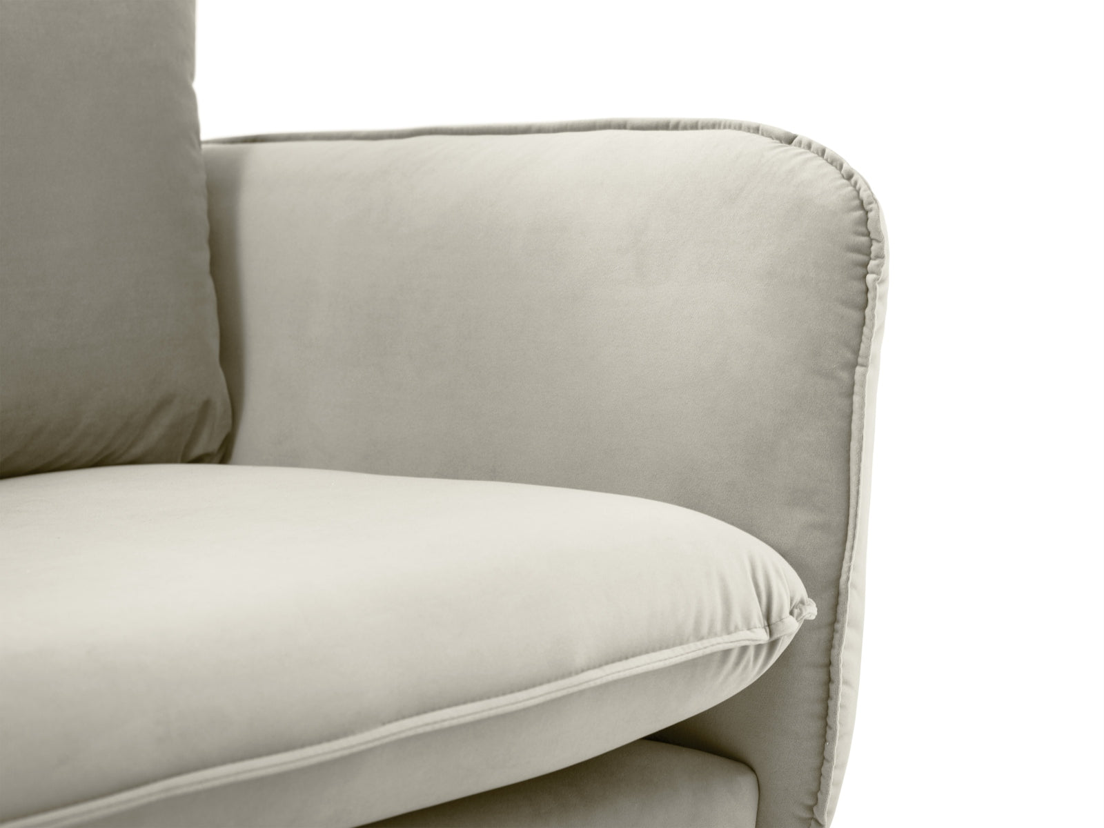 Entdecken Sie das stilvolle Vienna Velour Ecksofa links für 6 Personen. Elegantes Design, langlebiger Velourstoff und maximaler Komfort für Ihr Wohnzimmer!