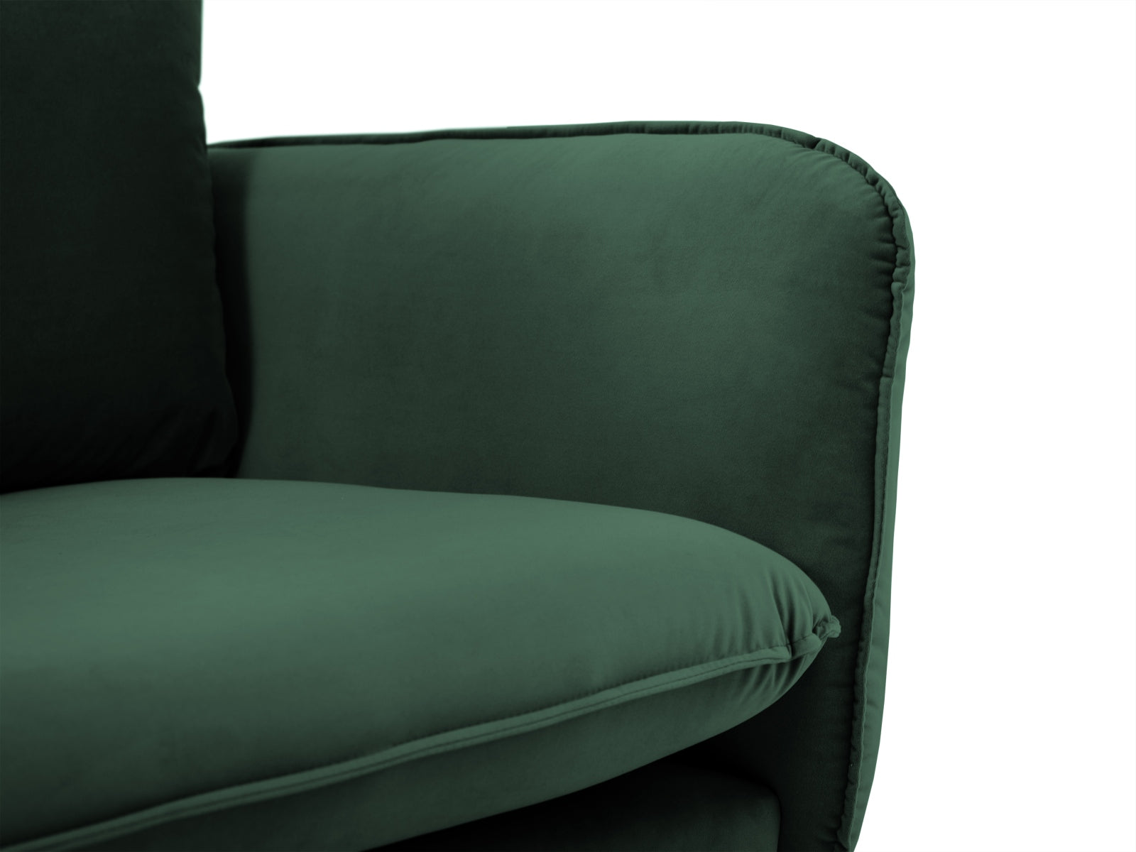Entdecken Sie das stilvolle Vienna Velour Ecksofa links für 6 Personen. Elegantes Design, langlebiger Velourstoff und maximaler Komfort für Ihr Wohnzimmer!