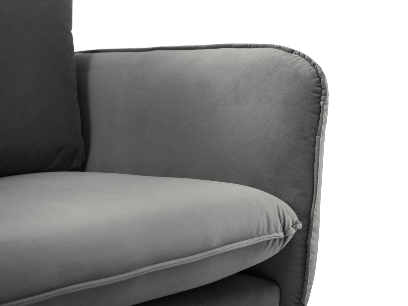 Entdecken Sie das elegante Vienna Velour Ecksofa links für 6 Personen. Stilvolles Design, hoher Komfort und pflegeleichter Velourstoff für Ihr Zuhause.
