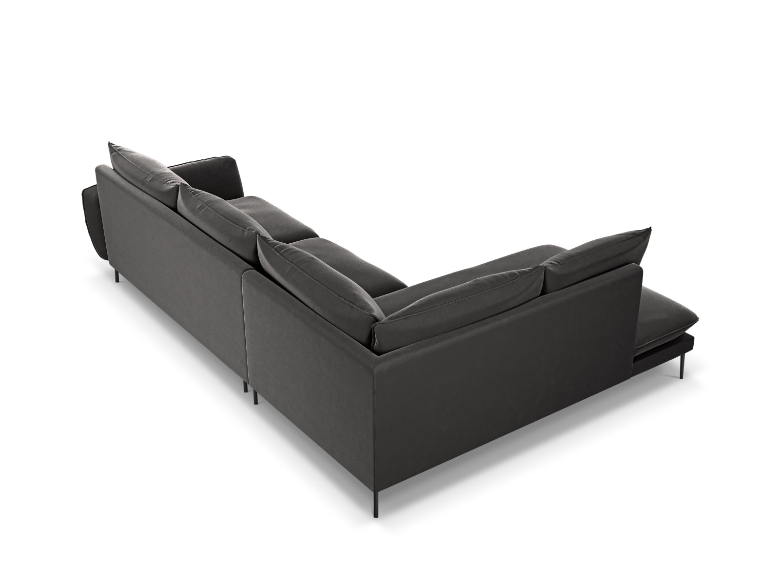 Entdecken Sie das elegante Vienna Velour Ecksofa links für 6 Personen. Stilvolles Design, hochwertige Materialien und maximaler Komfort für Ihr Zuhause.
