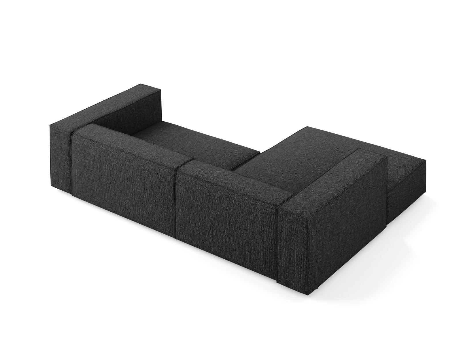 Arendal Ecksofa links 3 Sitzer in Black präsentiert im Onlineshop von KAQTU Design AG. Ecksofa links ist von Cosmopolitan Design