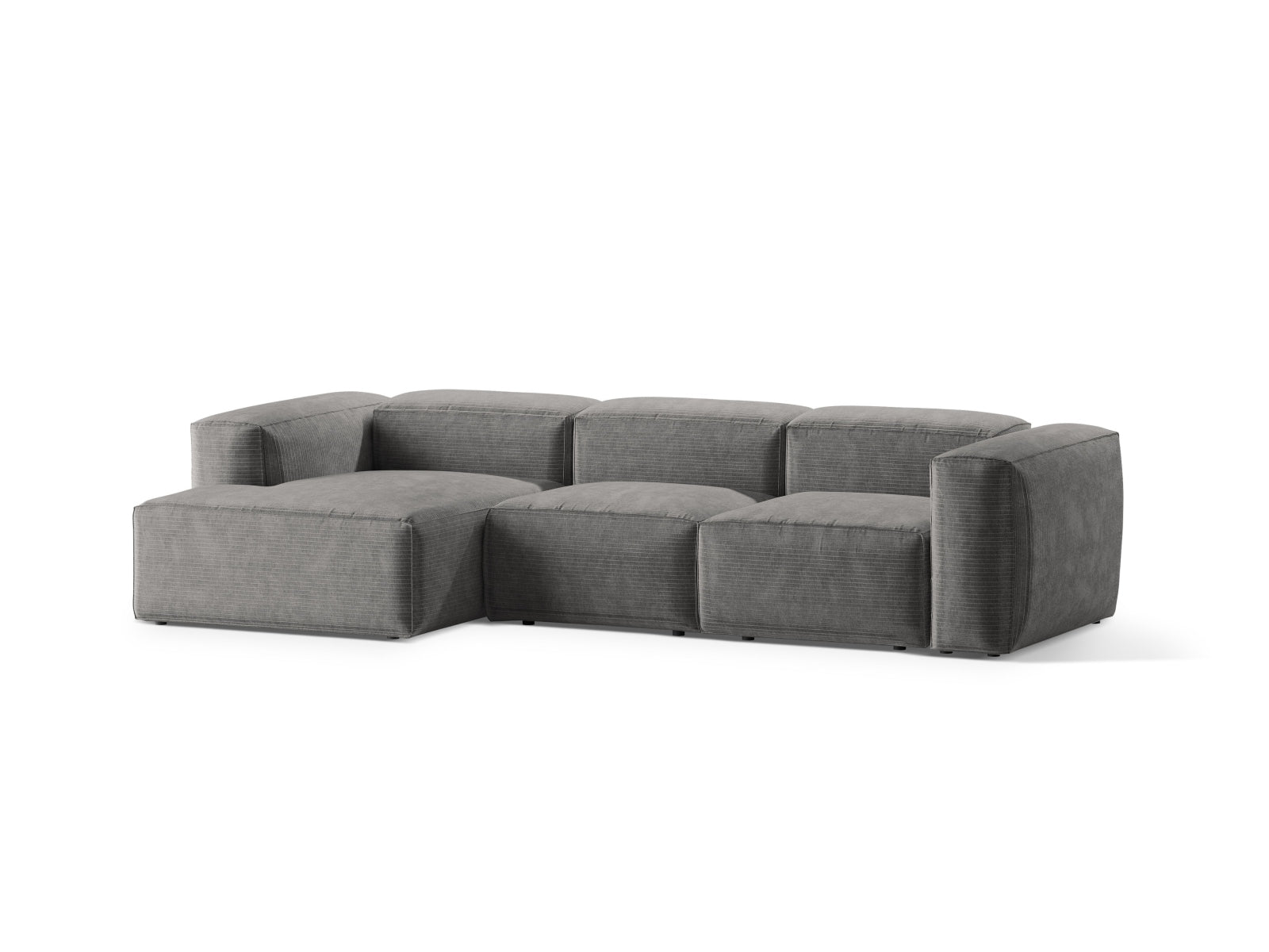 Entdecken Sie das elegante Bergamo Modulare Ecksofa links 3 Sitzer von Cosmopolitan Design – perfekt für Ihr modernes Zuhause und gemütliche Stunden!