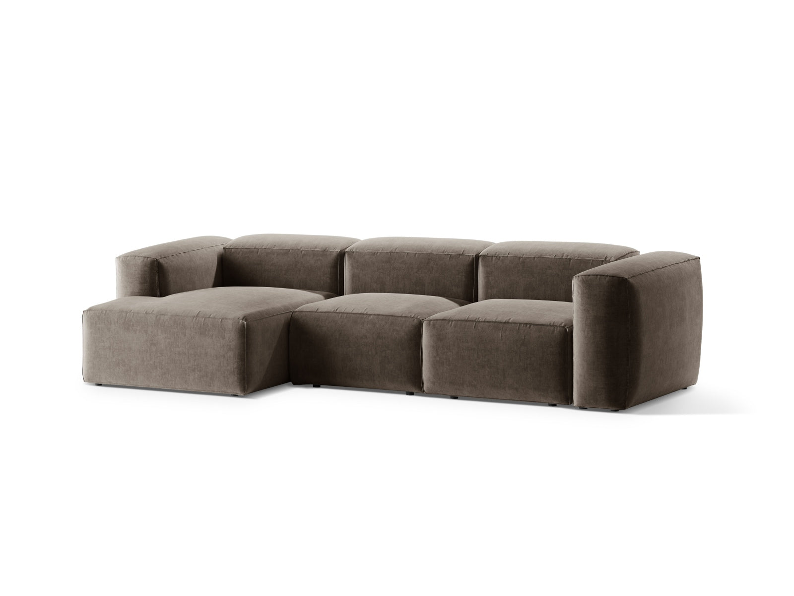 Entdecken Sie das elegante Bergamo Modulare Ecksofa links 3 Sitzer von Cosmopolitan Design – perfekt für Ihr modernes Zuhause und gemütliche Stunden!