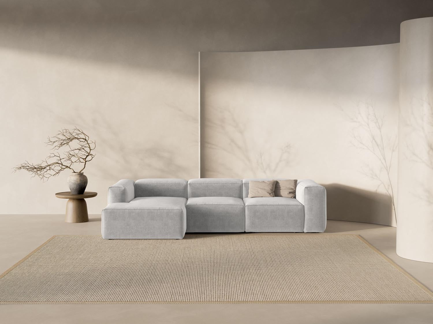 Erleben Sie das stilvolle Bergamo Modulare Ecksofa links 3 Sitzer von Cosmopolitan Design – ideal für Ihr modernes Wohnzimmer und entspannte Abende!