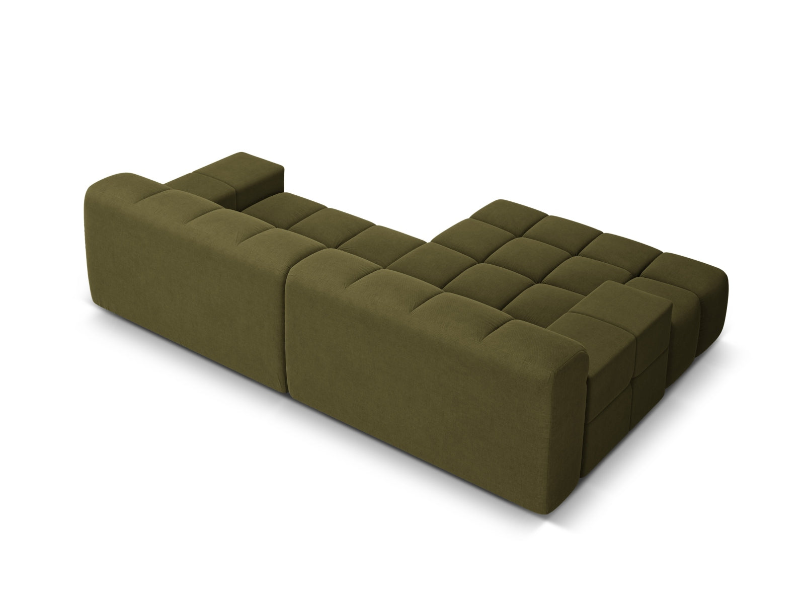 Modernes 2-Sitzer Ecksofa links Hawaii in einem frischen Grünton, ideal für gemütliche und stilvolle Wohnräume, von Cosmopolitan Design.
