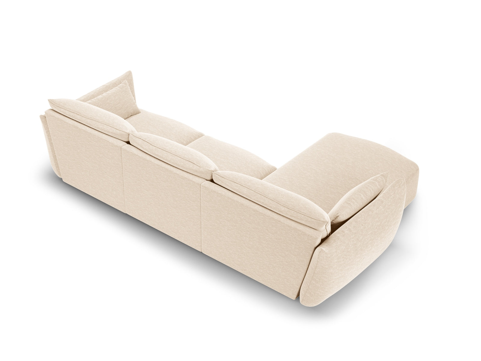 5-Sitzer Ecksofa links Matera in Light Beige-Haga präsentiert im Onlineshop von KAQTU Design AG. Ecksofa links ist von Cosmopolitan Design