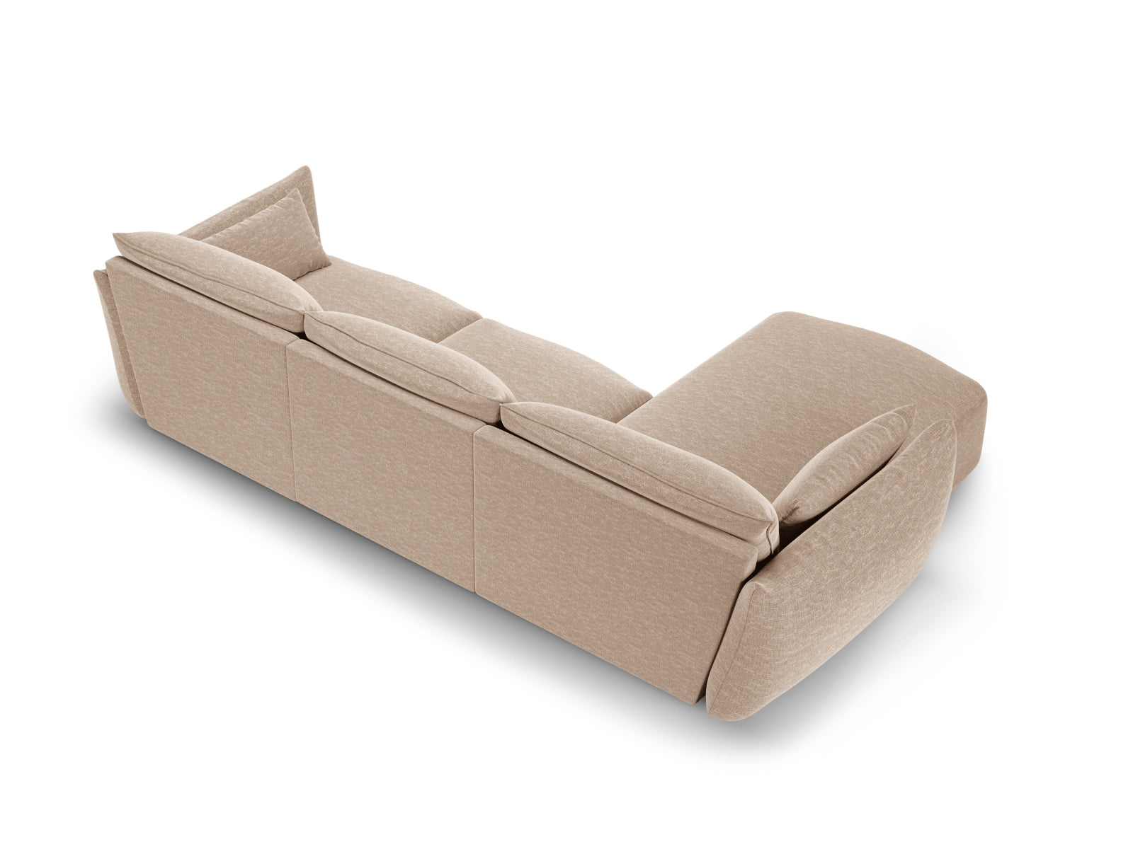 5-Sitzer Ecksofa links Matera in Beige-Haga präsentiert im Onlineshop von KAQTU Design AG. Ecksofa links ist von Cosmopolitan Design