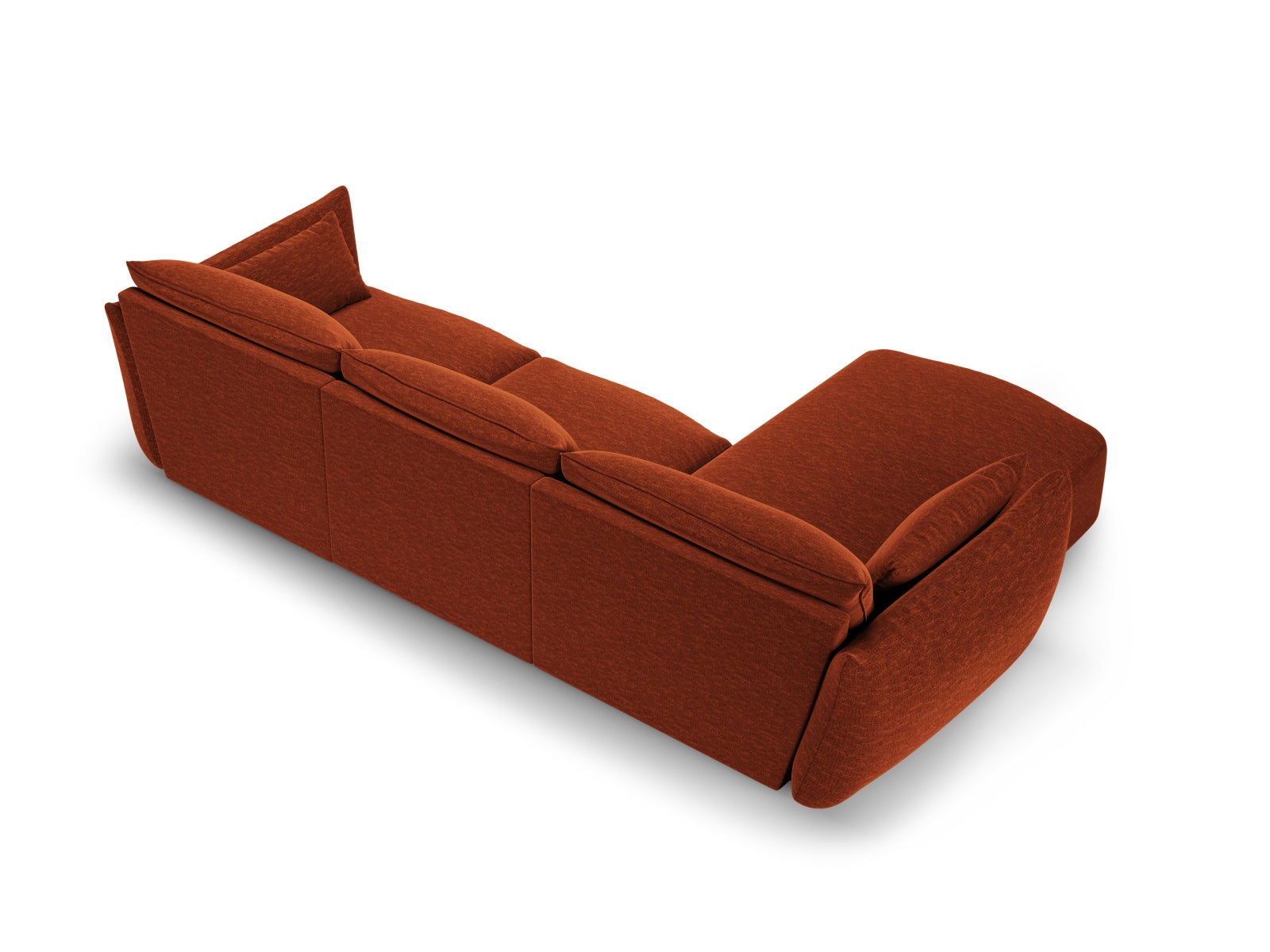 5-Sitzer Ecksofa links Matera in Terracotta-Haga präsentiert im Onlineshop von KAQTU Design AG. Ecksofa links ist von Cosmopolitan Design